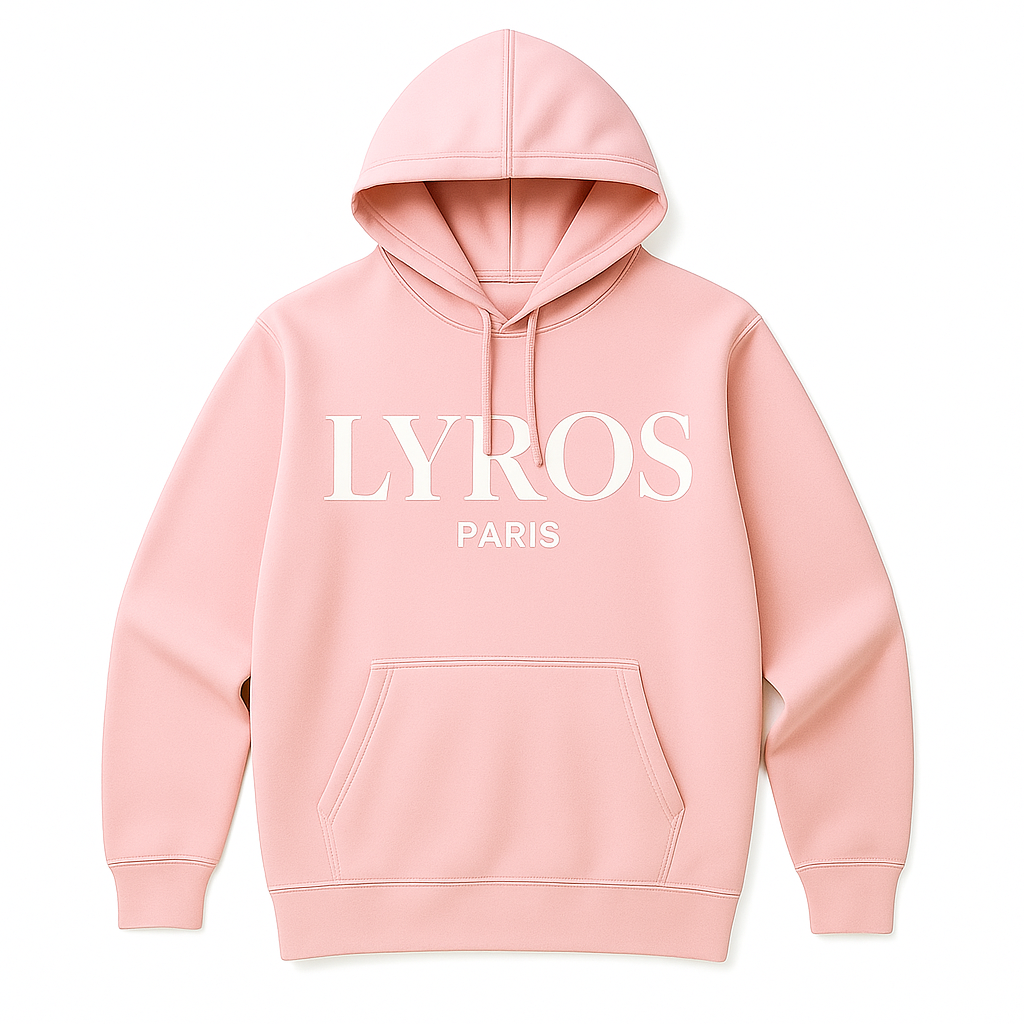 Hoodie Lyros Rose poudré